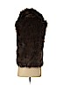 JACK 100% Polyester Brown Faux Fur Vest Size S - photo 2