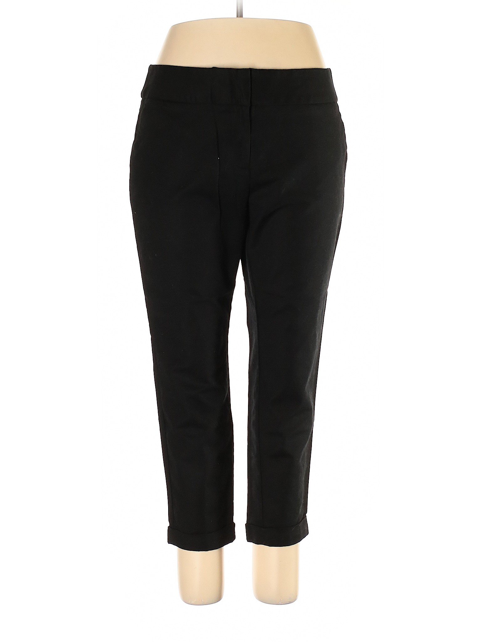 Worthington Women Black Dress Pants 16 Petites | eBay
