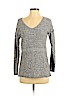 Old Navy 100% Cotton Gray Long Sleeve Top Size S (petite) - photo 1