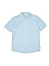 Old Navy 100% Cotton Blue Short Sleeve Button-Down Shirt Size 14 - 16 - photo 1
