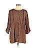 Assorted Brands Brown Long Sleeve Blouse Size 66 - photo 1