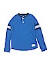 Gap Kids 100% Cotton Blue Long Sleeve Henley Size L (youth) - photo 1