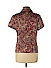 Ann Taylor LOFT 100% Polyester Red Short Sleeve Blouse Size 12 (petite) - photo 2