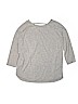 Justice 100% Cotton Gray 3/4 Sleeve T-Shirt Size 14 - 16 - photo 2