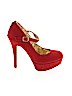 Material Girl Red Heels Size 8 - photo 1