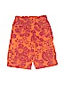 Lands' End 100% Cotton Tropical Orange Cargo Shorts Size 8 - photo 2