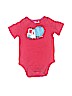 Jumping Beans 100% Cotton Red Short Sleeve Onesie 12-18 MO / 18 MO - photo 1