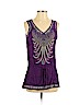 rue21 100% Rayon Purple Sleeveless Blouse Size M - photo 1