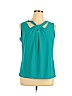 Nine West Blue Sleeveless Top Size XL - photo 1