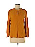 Ann Taylor LOFT 100% Rayon Yellow Long Sleeve Blouse Size M - photo 1