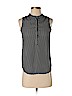 Banana Republic 100% Polyester Black Sleeveless Blouse Size 00 (petite) - photo 1