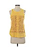 Lucky Brand 100% Cotton Yellow Sleeveless Top Size XS - photo 1