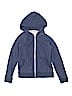 Crewcuts 100% Cotton Solid Blue Zip Up Hoodie Size 10 - photo 1