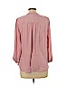 Ann Taylor LOFT 100% Polyester Pink Long Sleeve Blouse Size L (petite) - photo 2