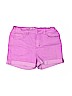 P.S.N.Y By Saman Pink Denim Shorts Size 14 - photo 1