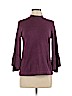 Ann Taylor LOFT 100% Cotton Purple Pullover Sweater Size M - photo 1