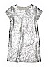 Gap Kids 100% Polyester Silver Special Occasion Dress Size 10 - photo 1