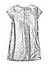 Gap Kids 100% Polyester Silver Special Occasion Dress Size 10 - photo 2