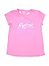 Reebok 100% Polyester Solid Pink Active T-Shirt Size 16 - photo 1