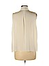 Vince. 100% Silk Ivory Short Sleeve Silk Top Size M - photo 2