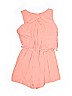 PPLA 100% Rayon Solid Pink Romper Size 6 - photo 2