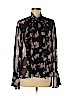 Badgley Mischka 100% Polyester Black Long Sleeve Blouse Size M - photo 1