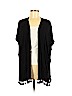 Francesca's 100% Rayon Black Kimono One size - photo 1