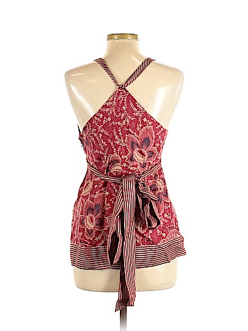 BCBGMAXAZRIA Sleeveless Silk Top (view 2)