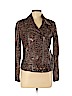 Veda 100% Leather Brown Leather Jacket Size M - photo 1