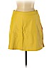 Veda 100% Leather Yellow Leather Skirt Size 6 - photo 1