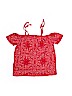 OshKosh B'gosh 100% Cotton Paisley Red Short Sleeve Top Size 6 - 6X - photo 1