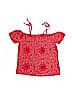 OshKosh B'gosh 100% Cotton Paisley Red Short Sleeve Top Size 6 - 6X - photo 2