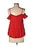 Paper Crown Red Short Sleeve Blouse Size XS - photo 2