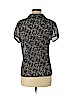 Ann Taylor Factory 100% Polyester Black Short Sleeve Blouse Size 8 (petite) - photo 2