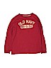 Old Navy 100% Cotton Solid Red Long Sleeve T-Shirt Size M (youth) - photo 1