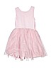 The Children's Place 100% Polyester Solid Pink Special Occasion Dress Size M (youth) - photo 2