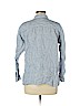 J.jill 100% Linen Blue Long Sleeve Button-Down Shirt Size M (petite) - photo 2