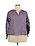 Madewell Blue Long Sleeve Blouse Size XL - photo 1