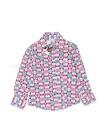 Cruel Girl Long Sleeve Button-Down Shirt (view 1)