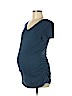 Liz Lange Maternity Blue Short Sleeve T-Shirt Size M - photo 1