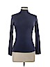 Jil Sander Blue Long Sleeve Silk Top Size M - photo 1