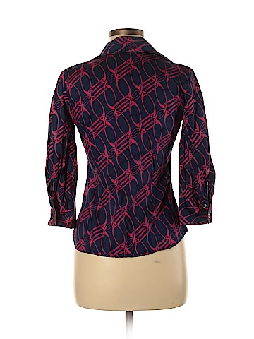 Diane von Furstenberg 3/4 Sleeve Button-Down Shirt (view 2)