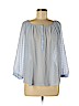 LC Lauren Conrad 100% Polyester Blue 3/4 Sleeve Blouse Size M - photo 1