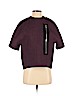 Balenciaga Burgundy Short Sleeve Blouse Size EU 34 / US 4 - photo 1