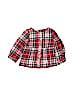 Baby Gap 100% Cotton Plaid Red 3/4 Sleeve Blouse Size 12-18 mo - photo 1