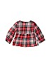 Baby Gap 100% Cotton Plaid Red 3/4 Sleeve Blouse Size 12-18 mo - photo 2