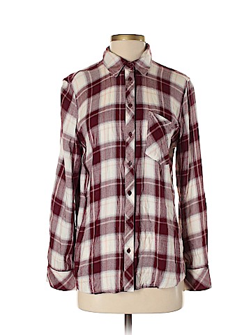 Cosmic Blue Love Long Sleeve Button-Down Shirt (view 1)