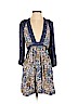 Free People 100% Rayon Blue Casual Dress Size XS - photo 1