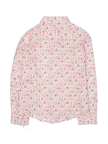 Passport Girl Long Sleeve Button-Down Shirt (view 2)