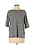 Eileen Fisher Black Short Sleeve Top Size M - photo 1